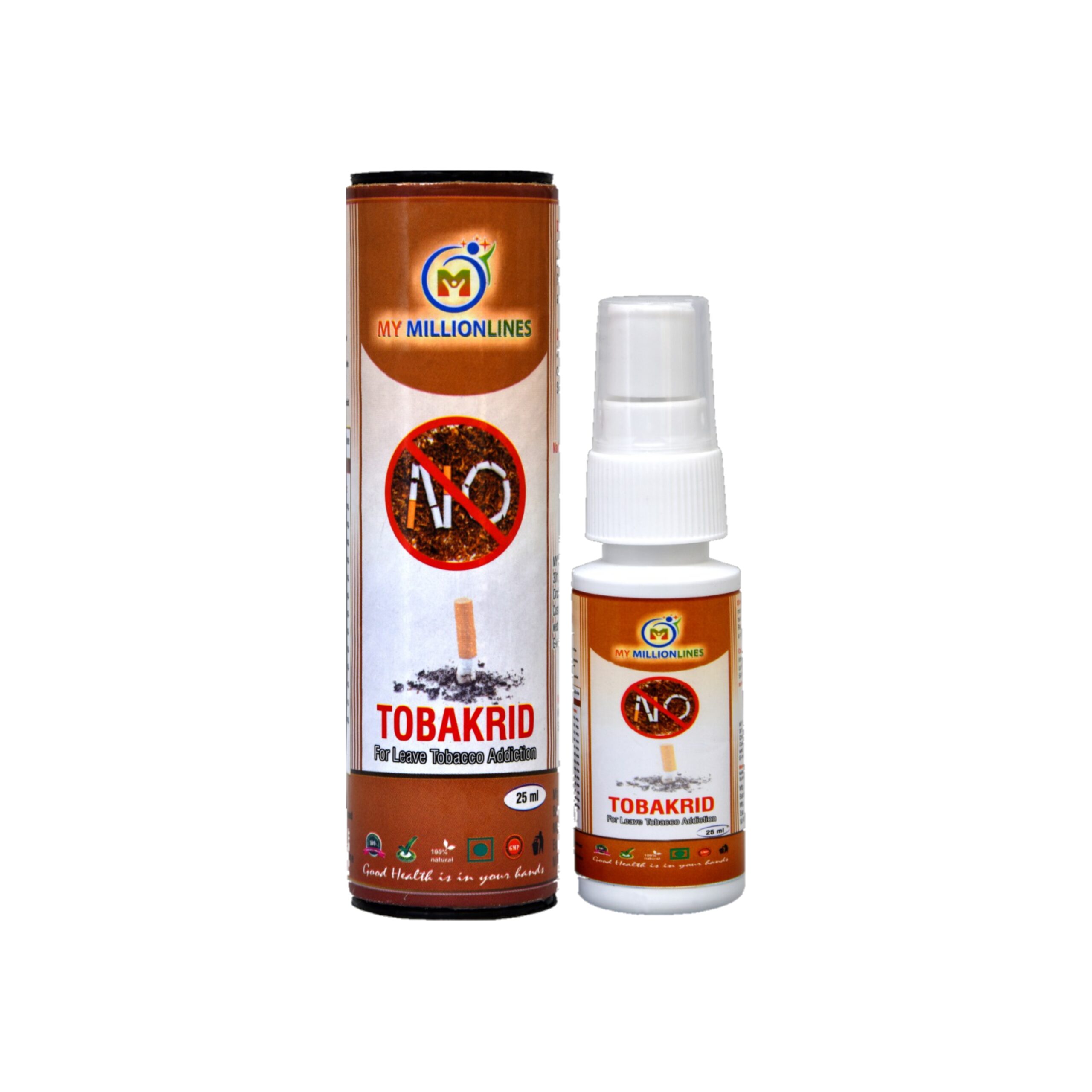 Tobakrid Spray - Tobacco Addiction